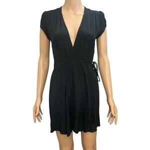 Reformation Black Mini Dress